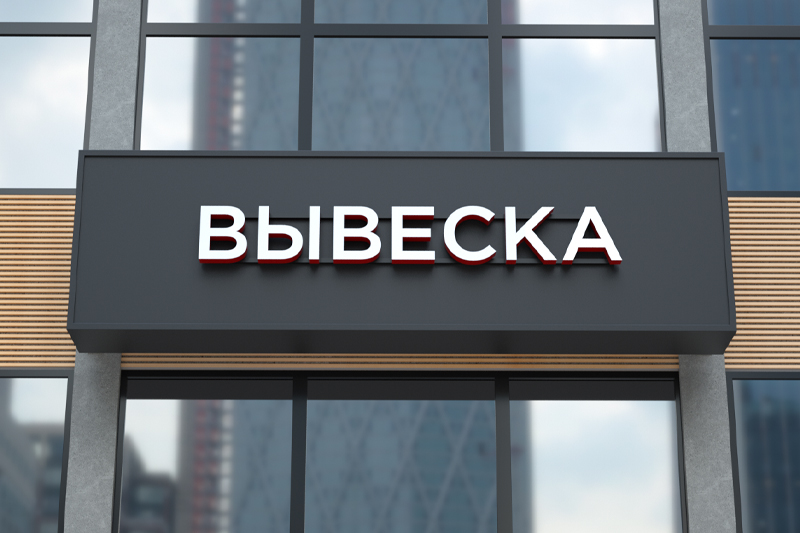 Из какого материала делают вывески: основные варианты