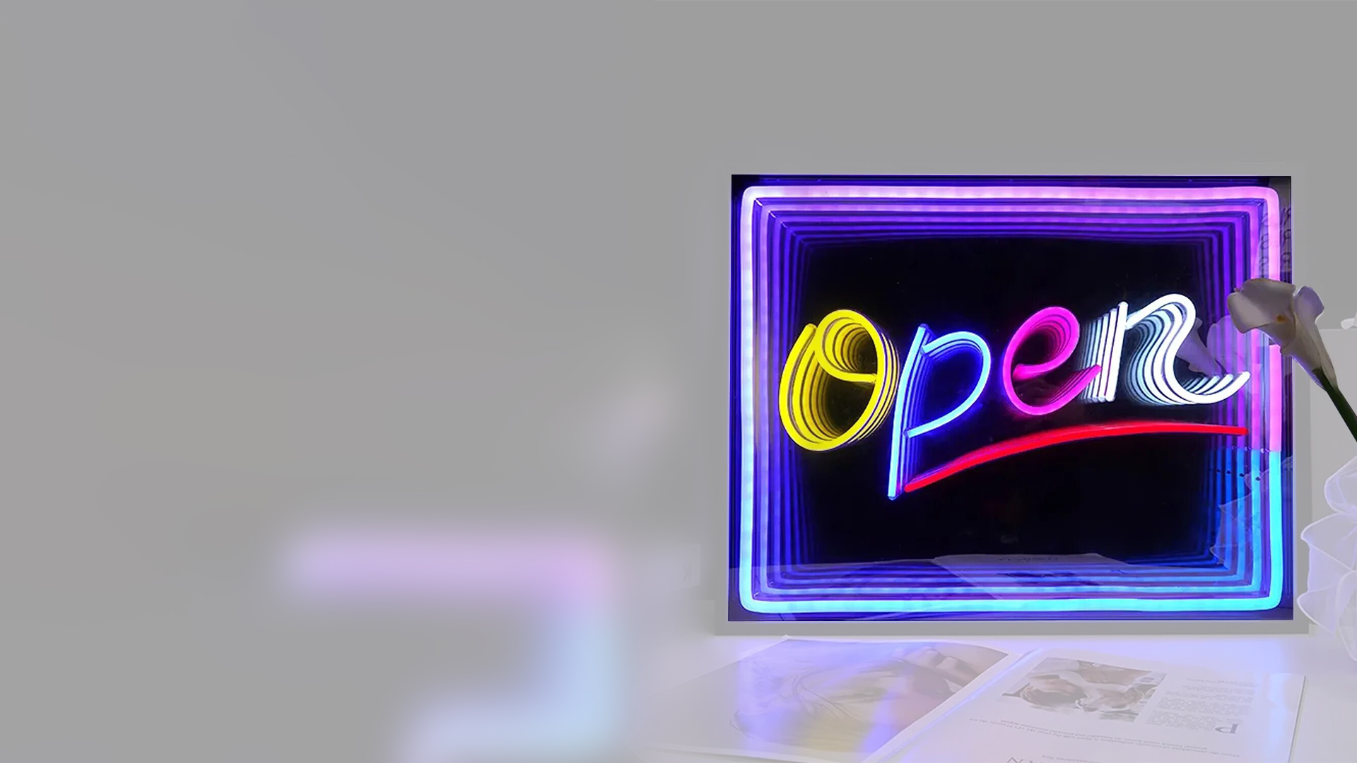 3D вывески с эффектом бесконечности
