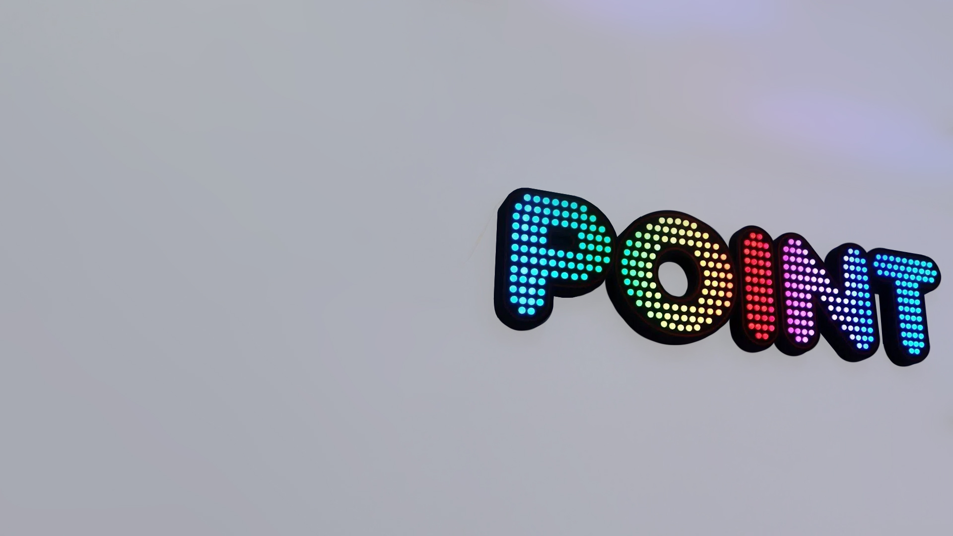 Пиксельная вывеска