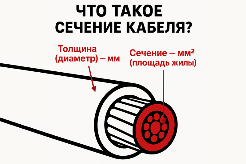 Определение сечения провода